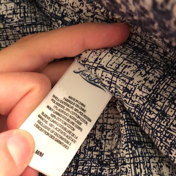 Lucky Brand Tweed Zip Blazer - Picture 5 of 6